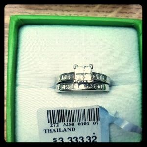 1Carat Diamond Engagement Set